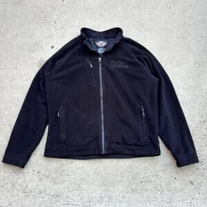 Vintage harley davidson black fleece